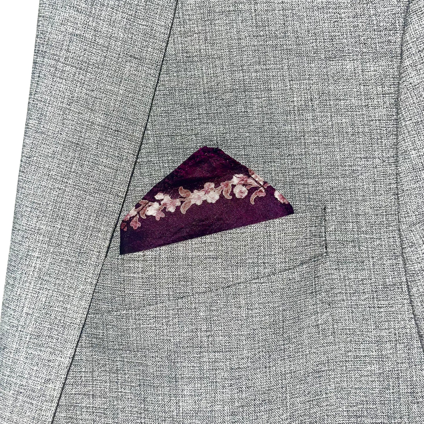 Mulberry Pocket Square - Fair Trade Handmade Silk