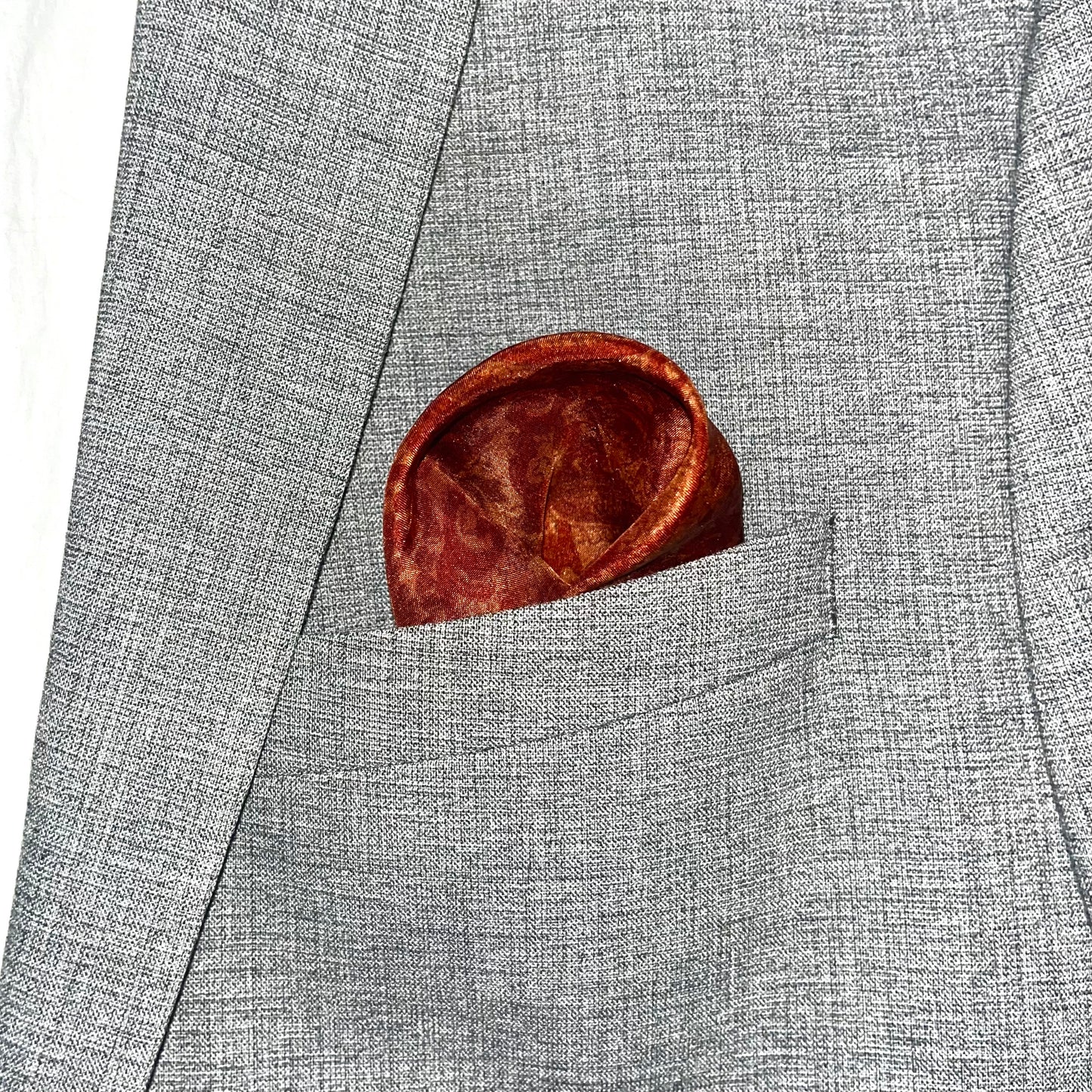 phoenix pocket square fair trade handmade silk