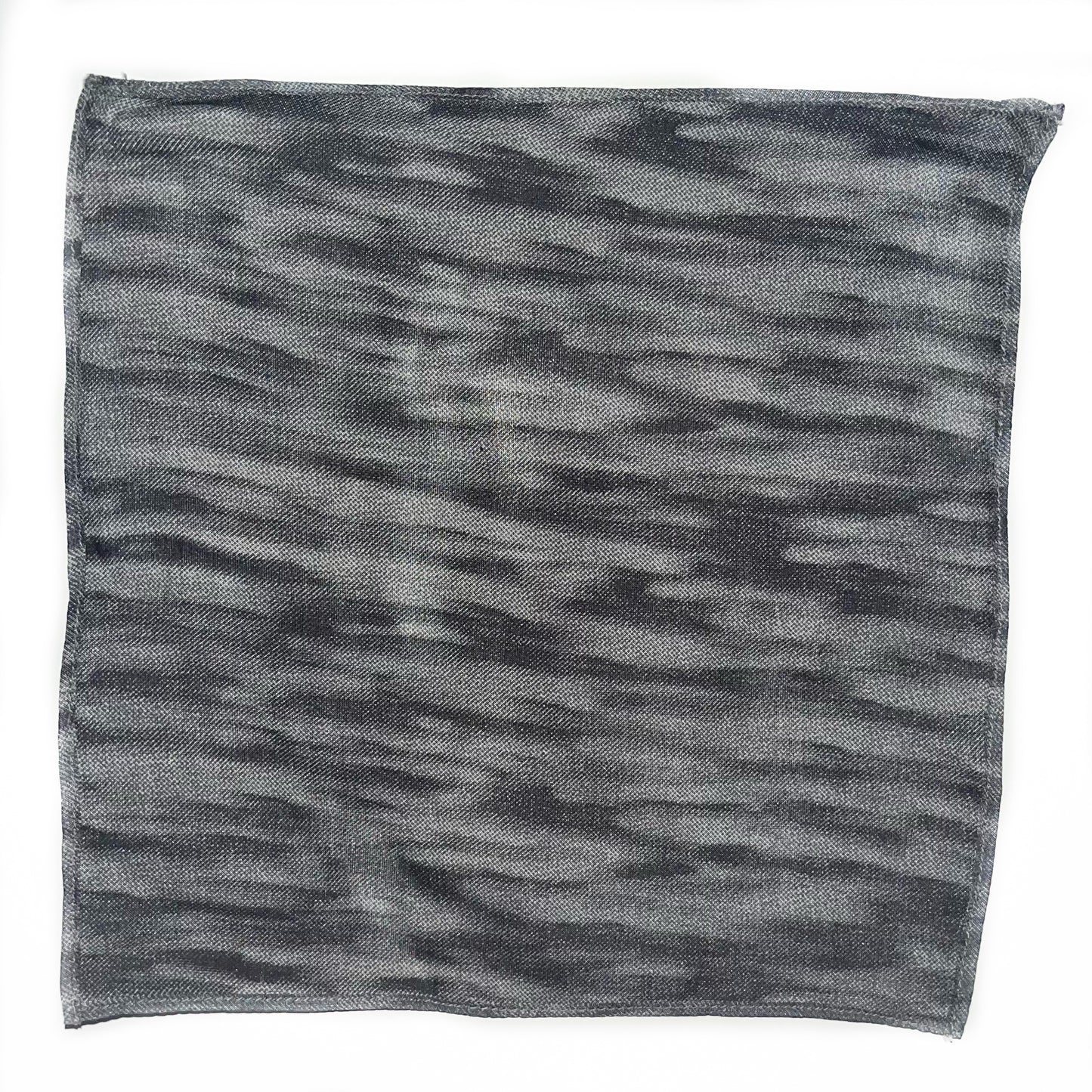Slate Pocket Square - Fair Trade Handmade Silk