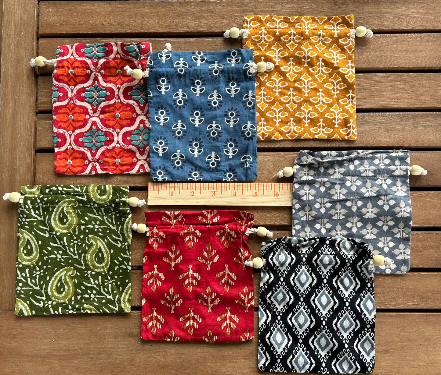 Sinch Baggie - Fair Trade Handmade Block Print