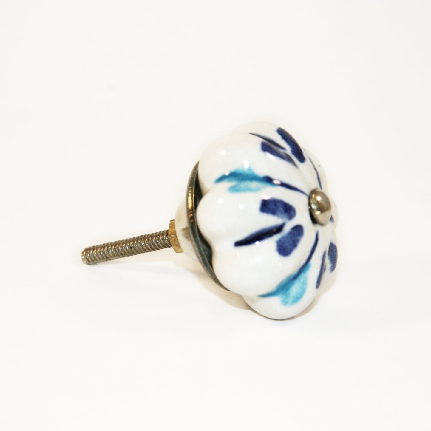 Blue Cabinet Knobs - Fair Trade Ceramics