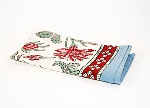 Amica Napkin Set - Fair Trade Handmade Block Print