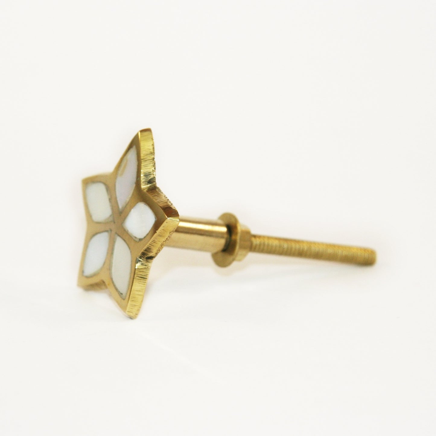 Mother of Pearl Star Cabinet Knobs - Fair Trade