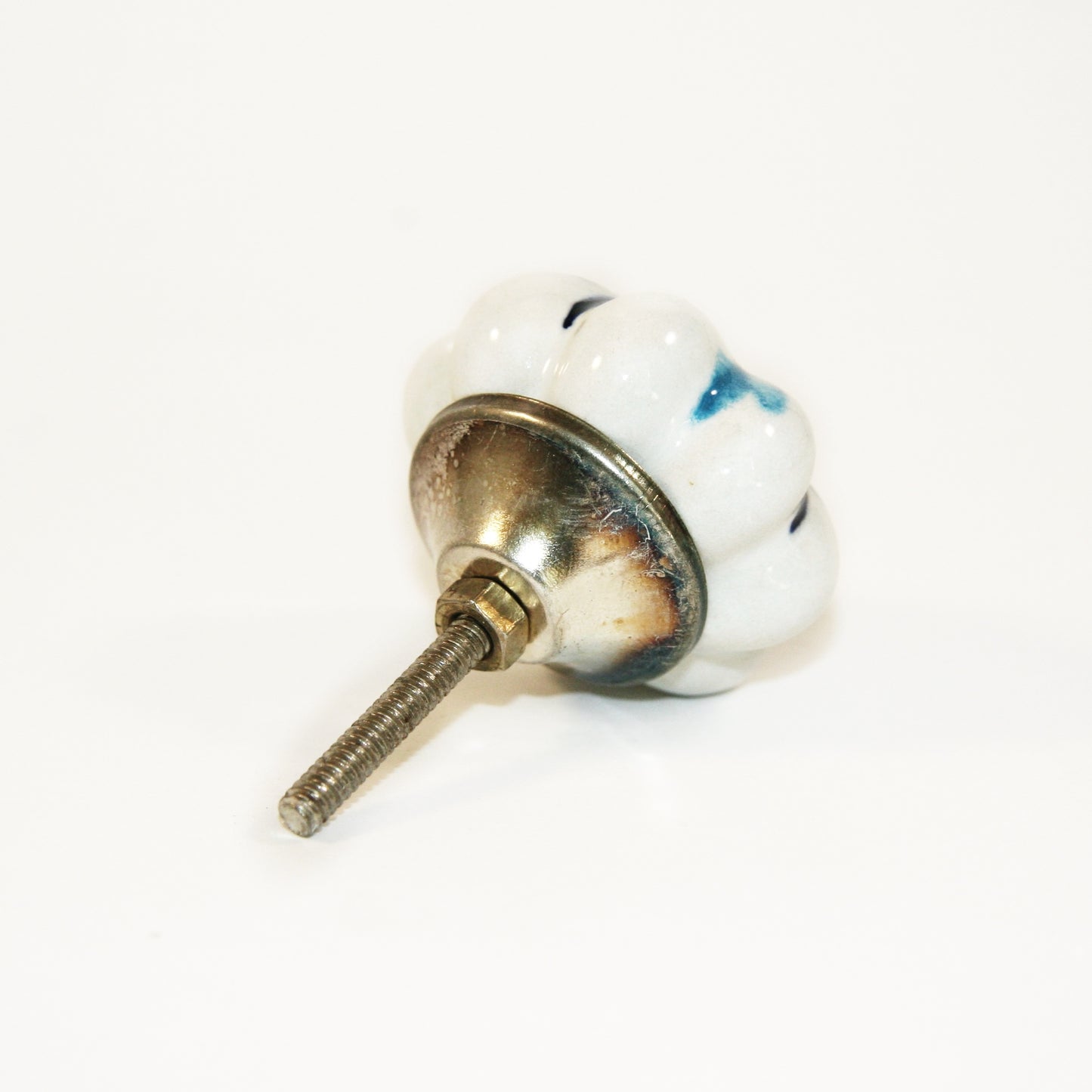 Blue Cabinet Knobs - Fair Trade Ceramics