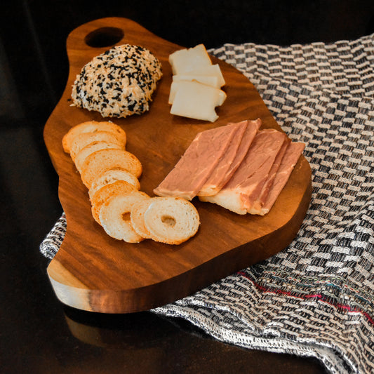 wooden cutting board fair trade handmade in egypt