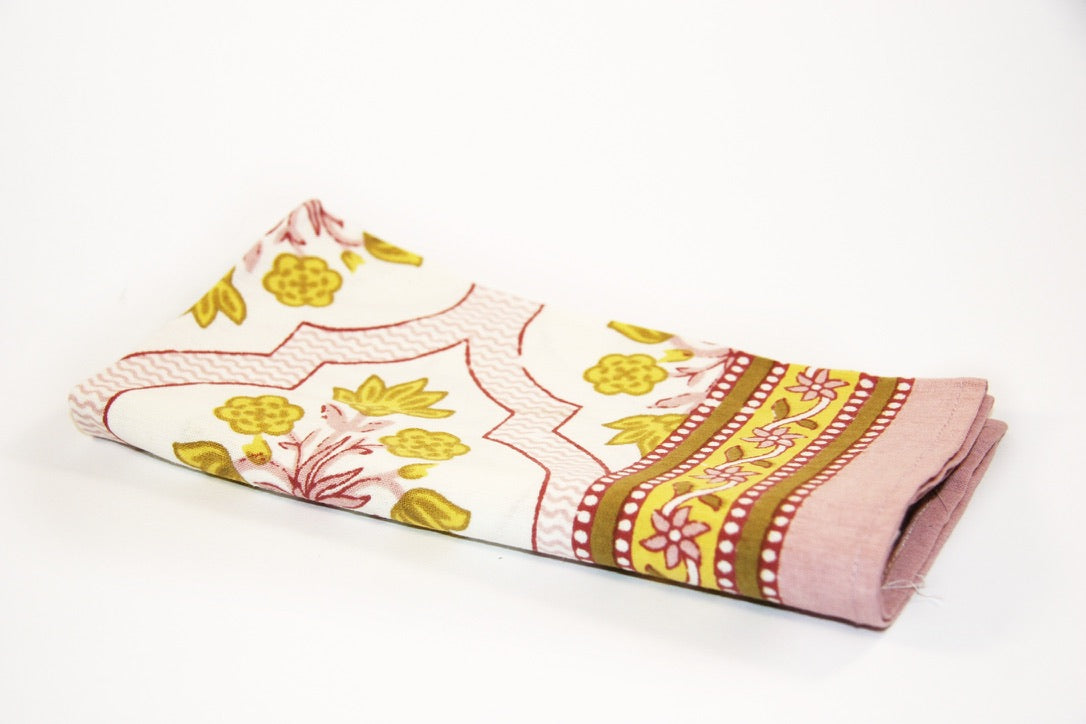 Spera Napkin Set - Fair Trade Handmade Block Print