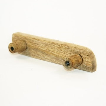brown blossom drawer handle fair trade resin