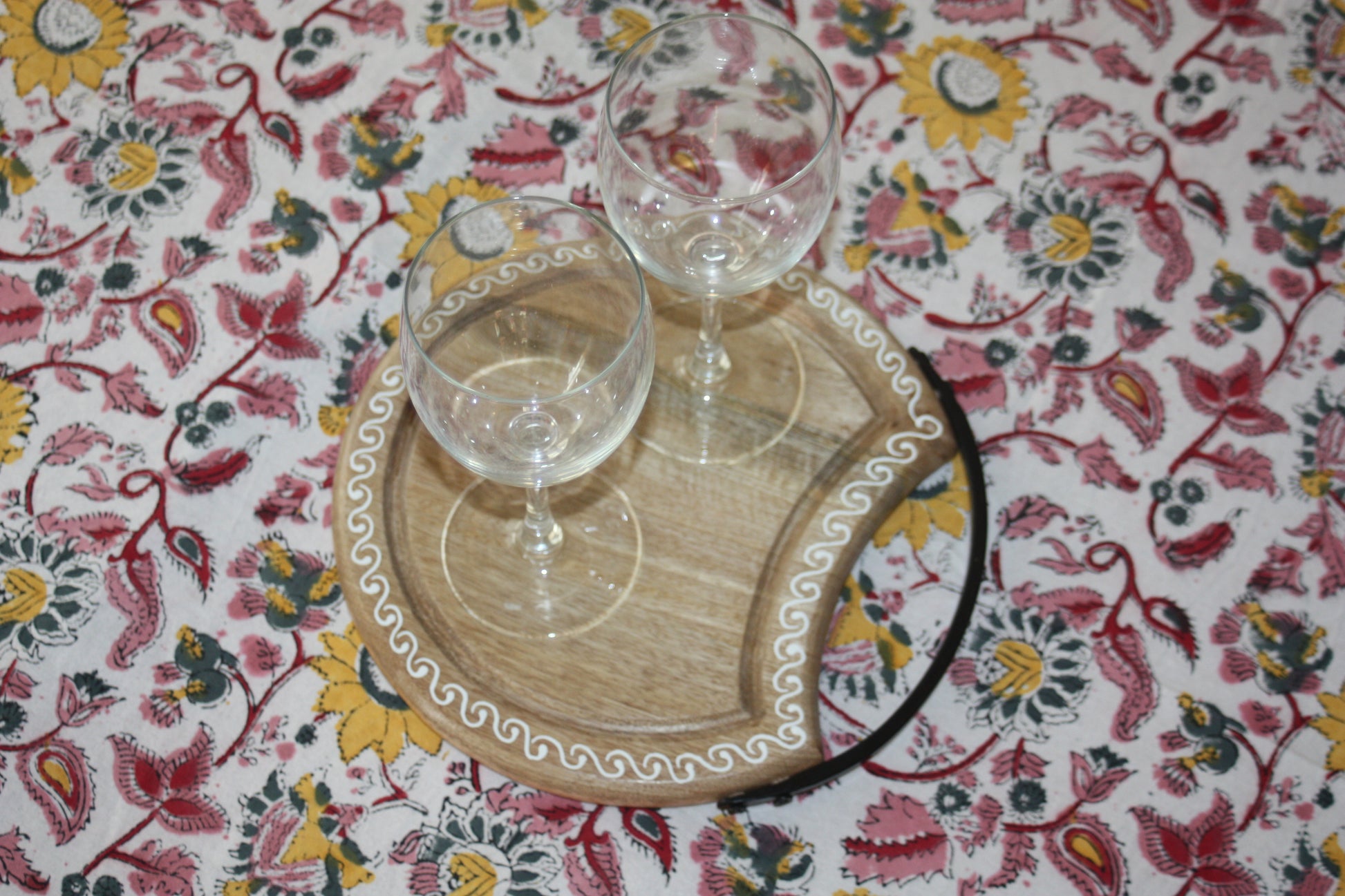 harvest board fair trade handmade mango wood