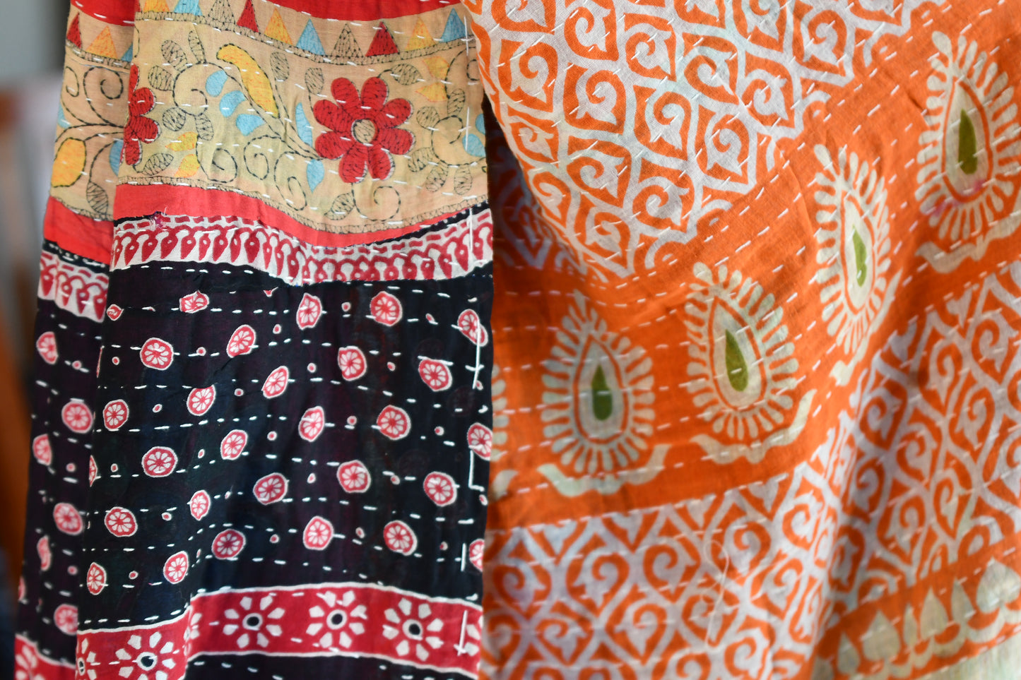 Externus Kantha Quilt - Fair Trade Hand-Stitched