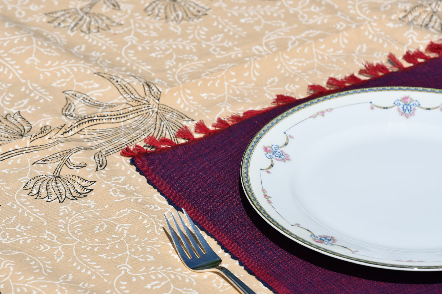 karigiri placemat set fair trade handmade