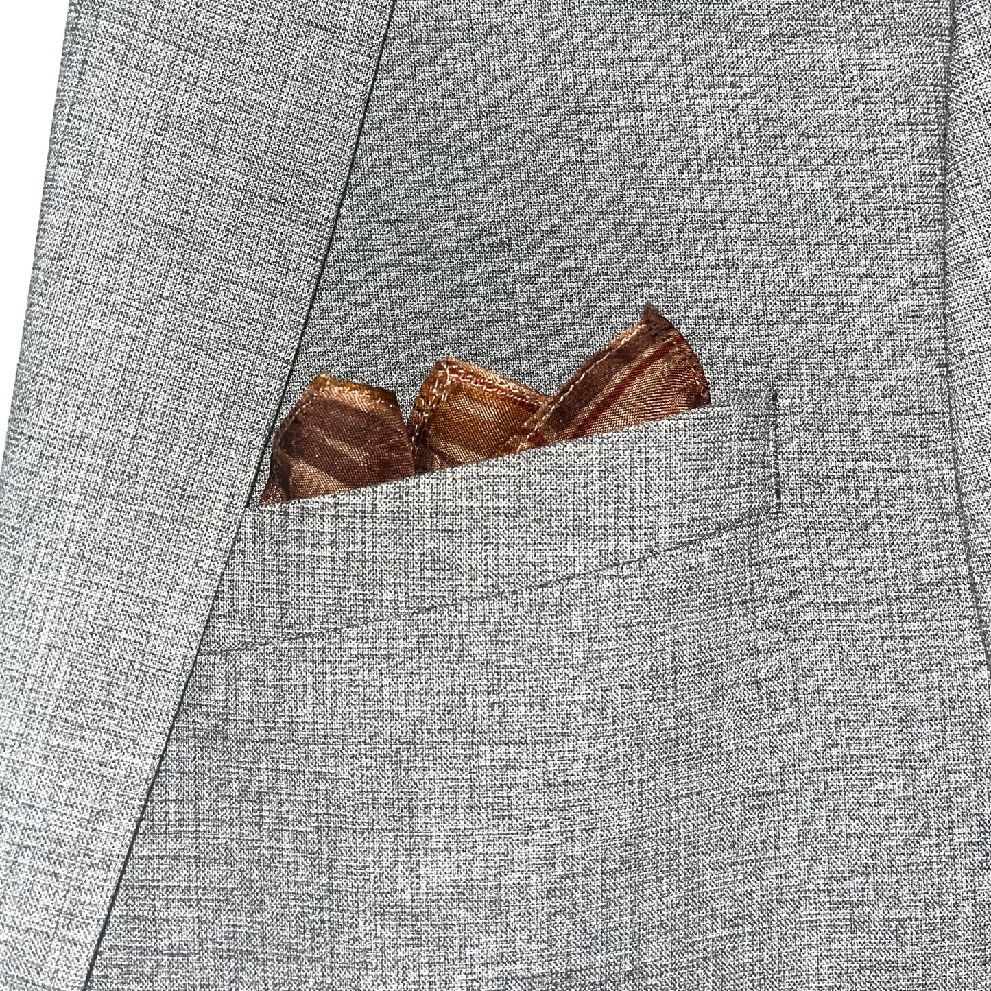 Avenue Pocket Square - Fair Trade Handmade Silk