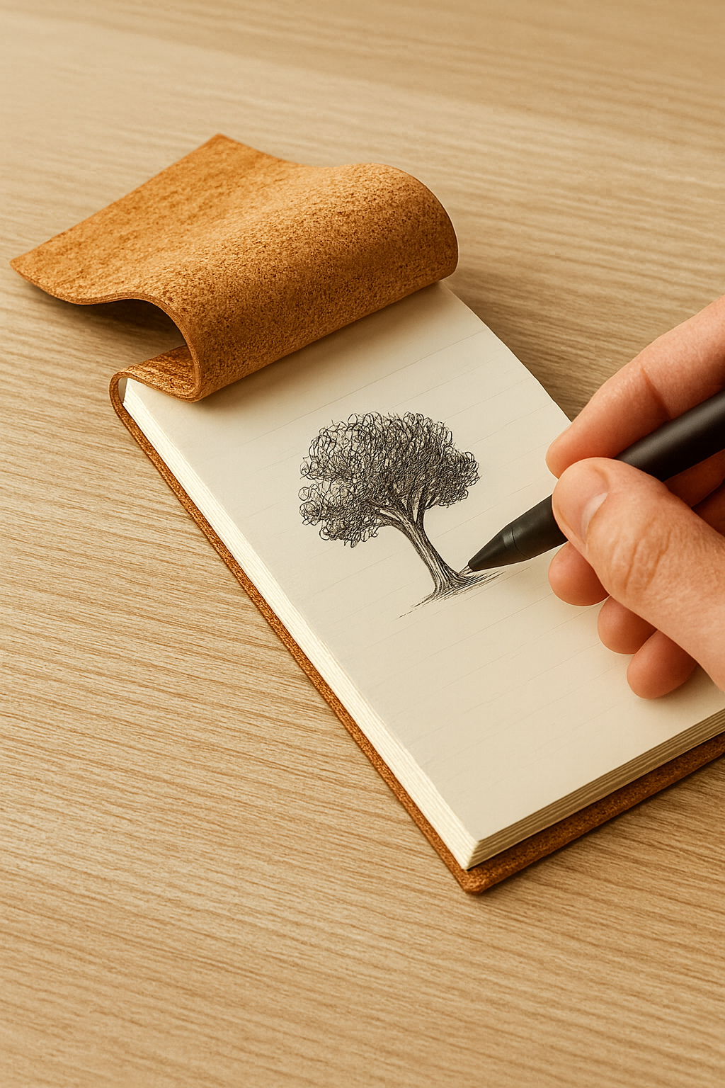 leather notebooks fair trade handmade in egypt