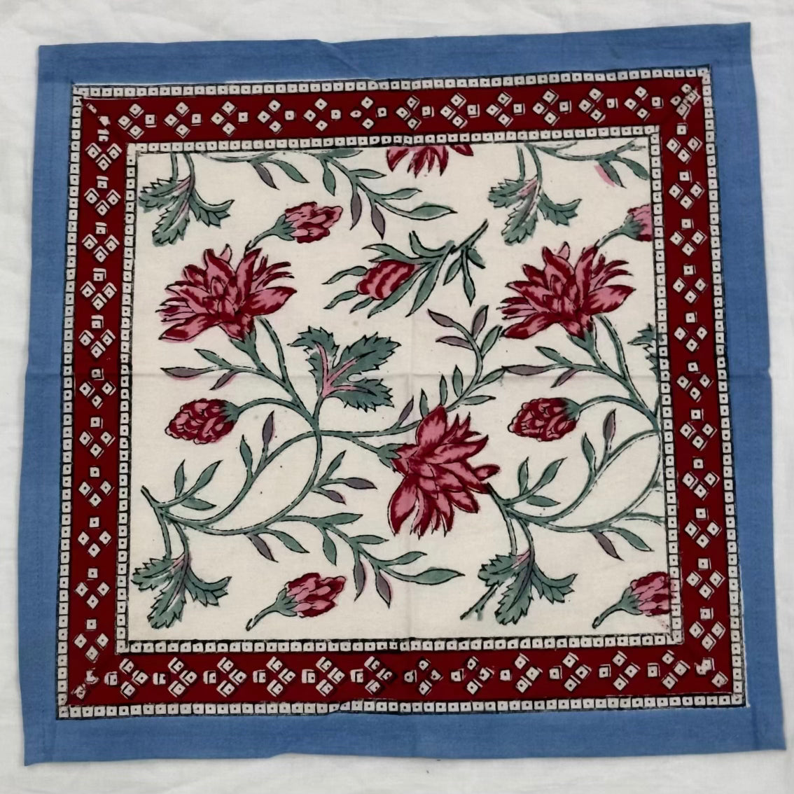 Amica Napkin Set - Fair Trade Handmade Block Print
