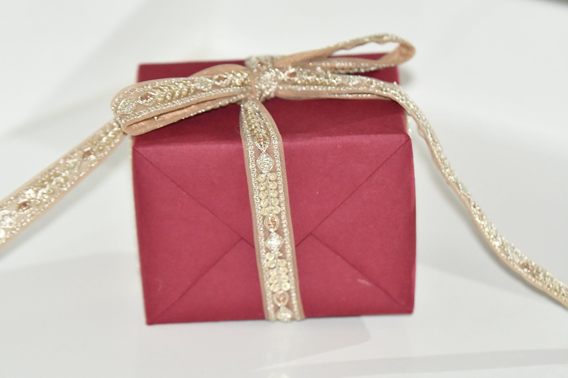 ellen zari ribbon fair trade trim gift decor