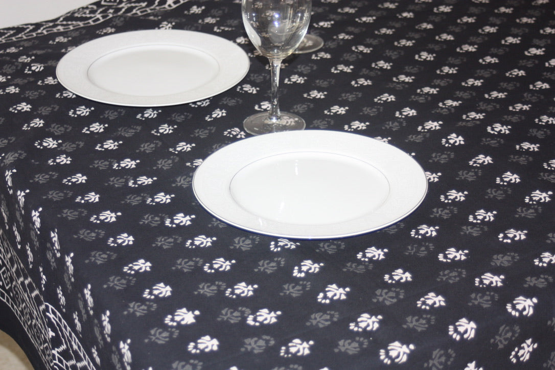 Nox Tablecloth - Trade Handmade Block Print