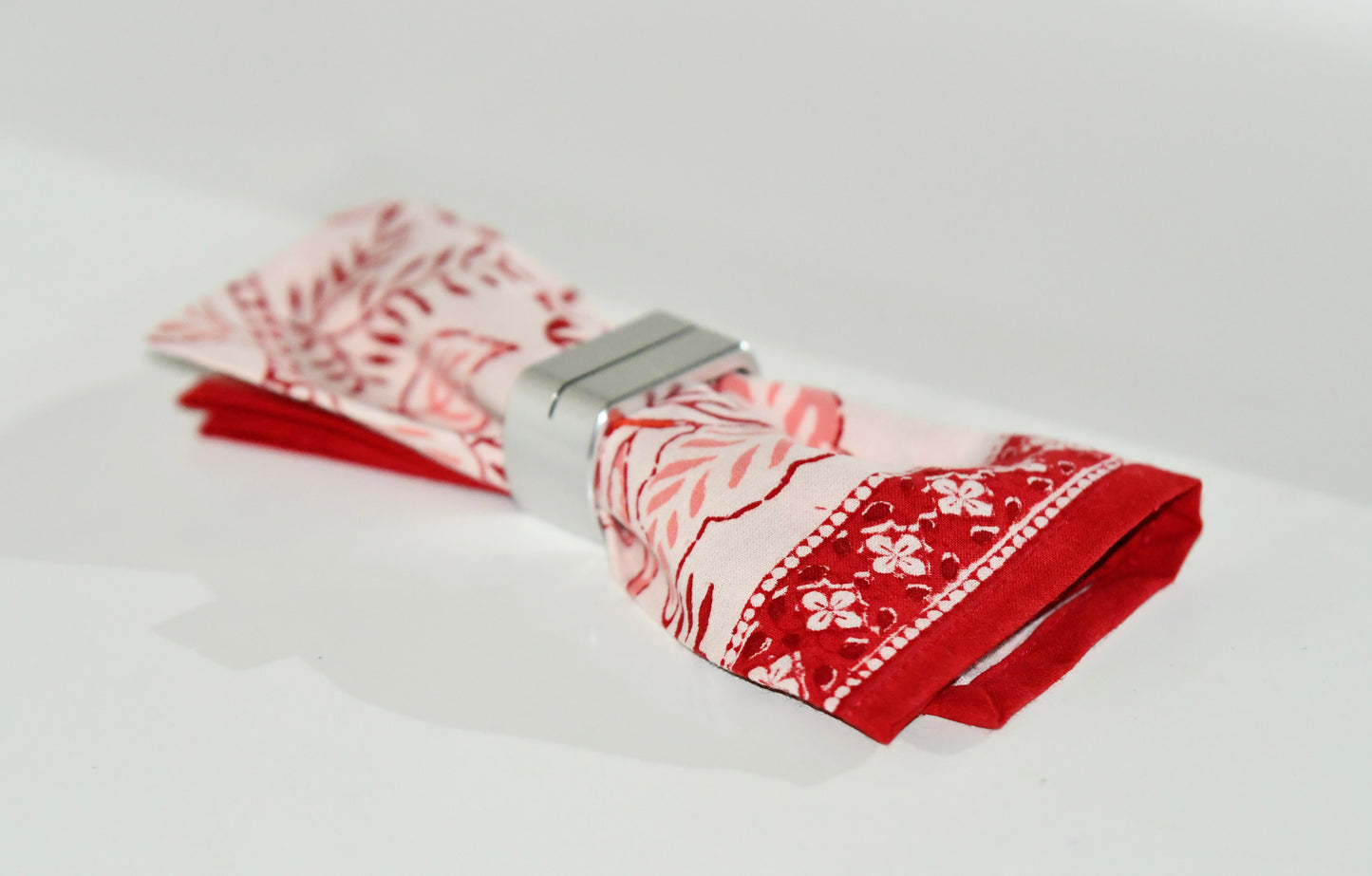 Rubor Napkin Set - Fair Trade Handmade Block Print