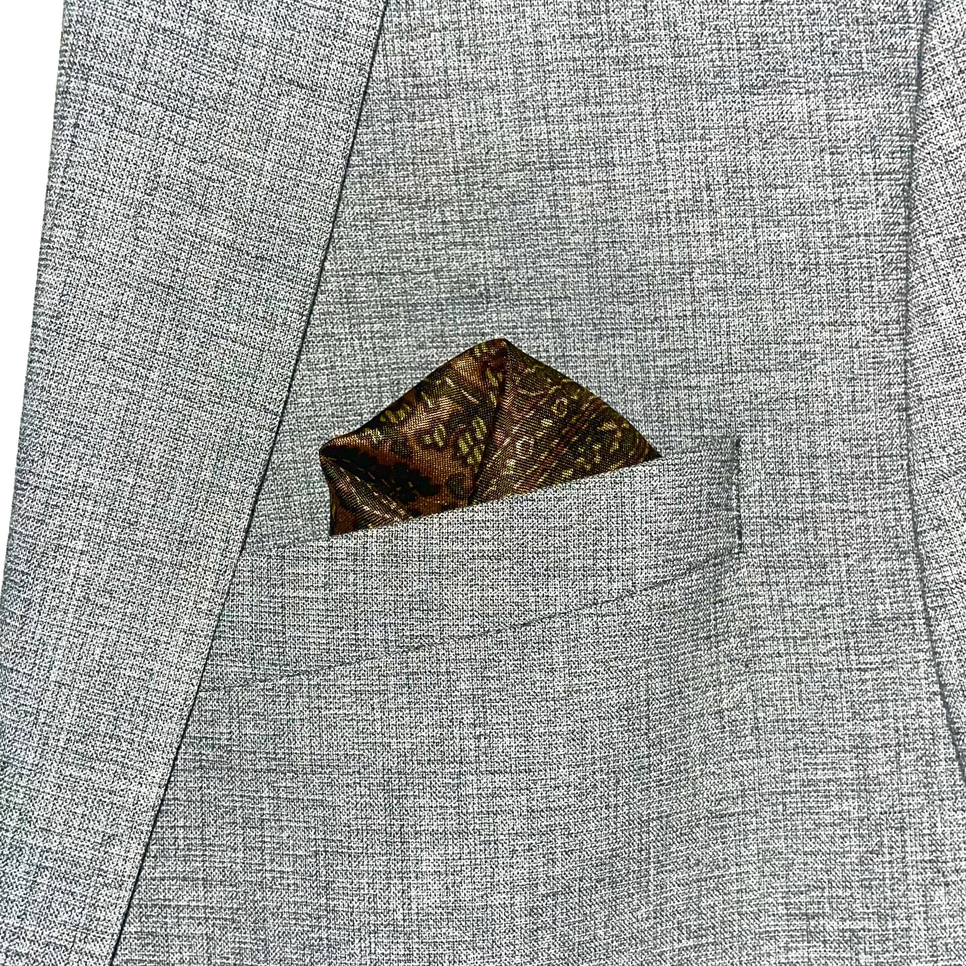 prince pocket square fair trade handmade silk