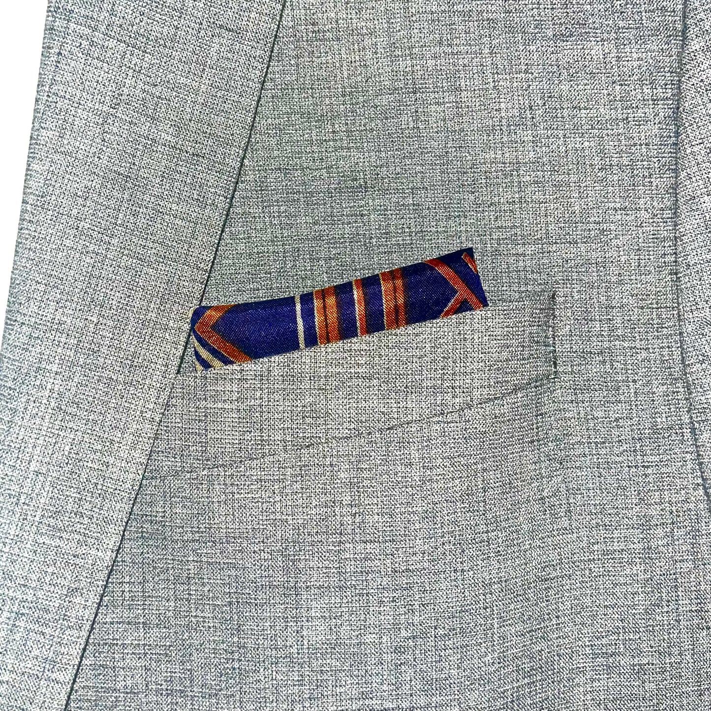 High Row Pocket Square - Fair Trade Handmade Silk